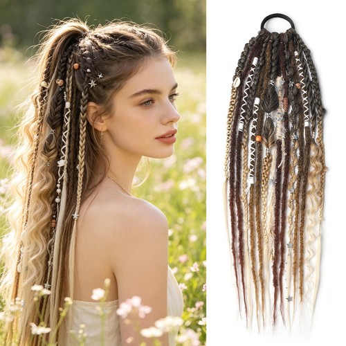 Boho dreadlock hair extensions - boho,